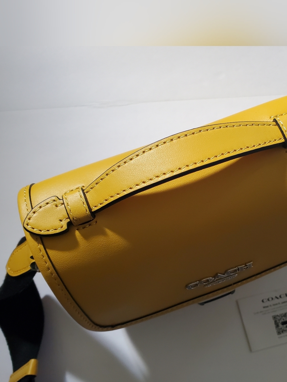 NWT Coach Racer Crossbody Bag Signature Canvas With Charms - Picture 6 of 12